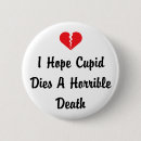 Search for anti valentine buttons Red