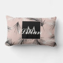 Search for pink palm tree pillows Leaf