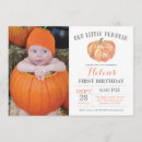 Search for halloween 1st birthday invitations Our little pumpkin