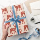 Search for brown christmas wrapping paper Reindeer