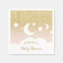 Search for moon and stars napkins Girly