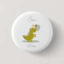 Recherche de anniversaire dinosaure badges Vert