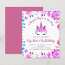 Recherche de unicorn face invitations Rose