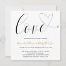 Search for gold heart wedding invitations Typography