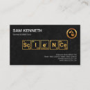 Search for elements business cards Science