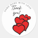 Search for red love stickers Craft business