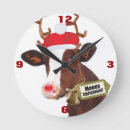 Search for christmas clocks Reindeer
