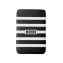 Search for monogram bath mats Black and white