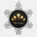 Search for gold star ornaments Glowing
