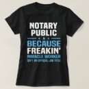 Search for notary public tshirts Profession