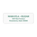 Search for with line return address labels Minimalist