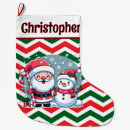 Search for green christmas stockings Santa