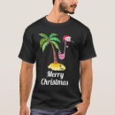 Search for flamingo mens tshirts Merry christmas