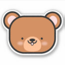 Search for bear head stickers Face