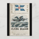Recherche de dragon de mer cartes postales Vintage