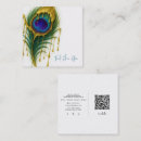 Recherche de peacock feather business cards Salon