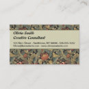Recherche de tapisserie florale cartes visite Mouche