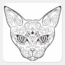 Search for day of the dead cat stickers Kitty