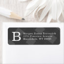 Search for monogram graduation return address labels Initial