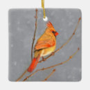 Search for female cardinal ornaments Winter