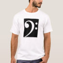 Search for bass clef tshirts Band