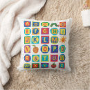 Recherche de blocs enfant coussins Alphabet