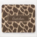 Search for giraffe mousepads Jungle