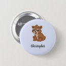 Recherche de ours bleu badges Mignon