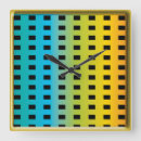 Recherche de fluorescent horloges Abstrait