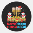 Search for hanukkah menorah stickers Santa