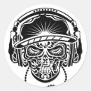 Search for skull illustrations stickers Black