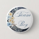 Search for team boy baby shower buttons Modern