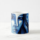 Recherche de bleu saphir tasses Peinture