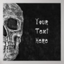 Search for skull head posters Black