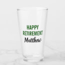 Search for retirement beer glasses Modern