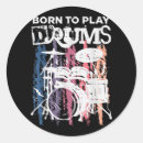 Search for rock drummers stickers Music