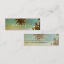 Recherche de plage vintage cartes visite Professionnel