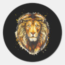 Search for lion face stickers Head