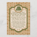 Recherche de tente camping invitations Campement dehors
