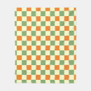Search for orange gingham blankets Chequered