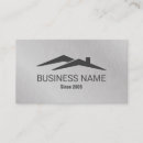 Search for metal roofing business cards Modern