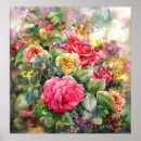 Search for artistic flora posters Watercolor
