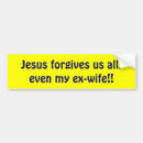 Search for forgiveness bumper stickers Religious