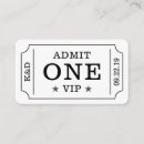 Search for black and white ticket invitations Simple