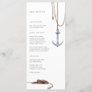 Search for nautical wedding menus Minimalist