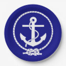 Search for nautical paper plates Chic