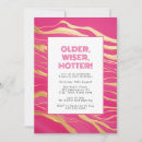 Search for hot pink and gold invitations For her
