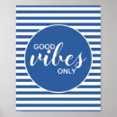 Recherche de motifs chics posters Bleu et blanc
