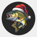 Search for funny fisherman stickers Merry fishmas