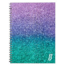 Search for purple sparkly glitter notebooks School